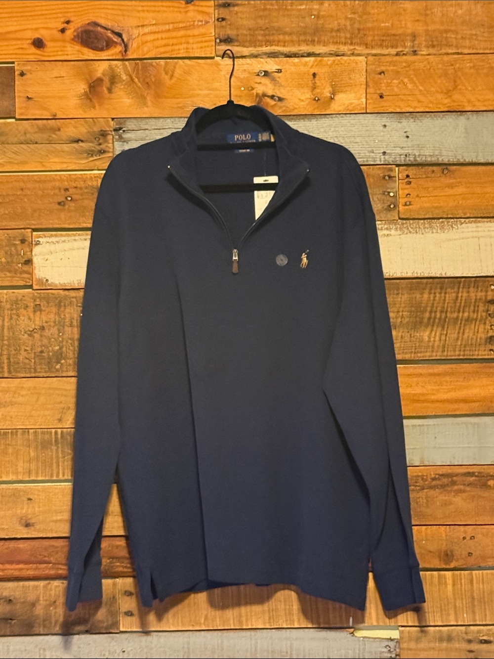 NWT Polo Ralph Lauren Estate-Rib Quarter-Zip Pullover - Picture 4 of 7